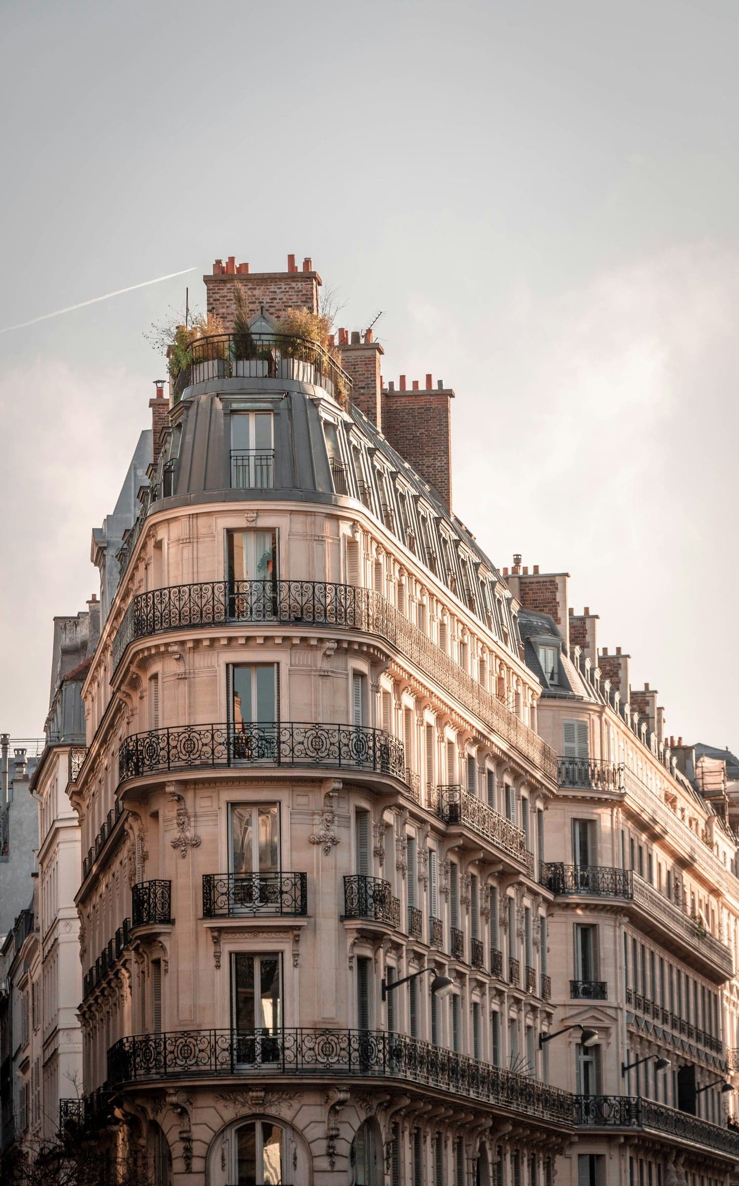 Immeuble haussmannien à Paris